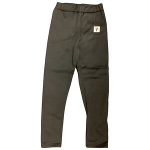 Girls Fleece Lined Black Leggings